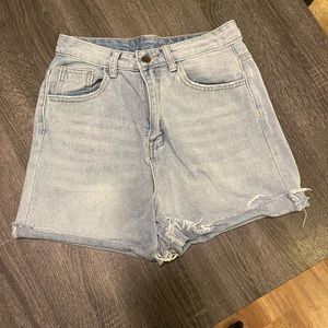 Denim shorts - high waisted